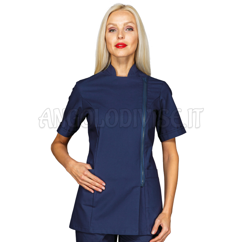 ISACCO CASACCA COVENTRY M/M BLU 100 % COTTON