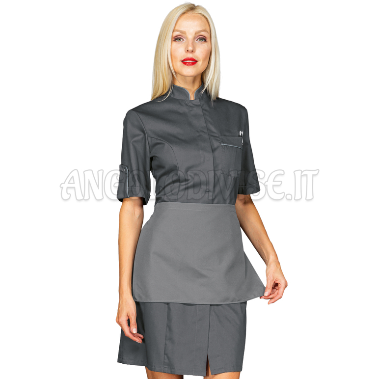 ISACCO GREMBIULE KIEV GRIGIO 100 % POLYESTER